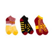 USC Trojans Stripe Stack 3 Pack Ankle Socks